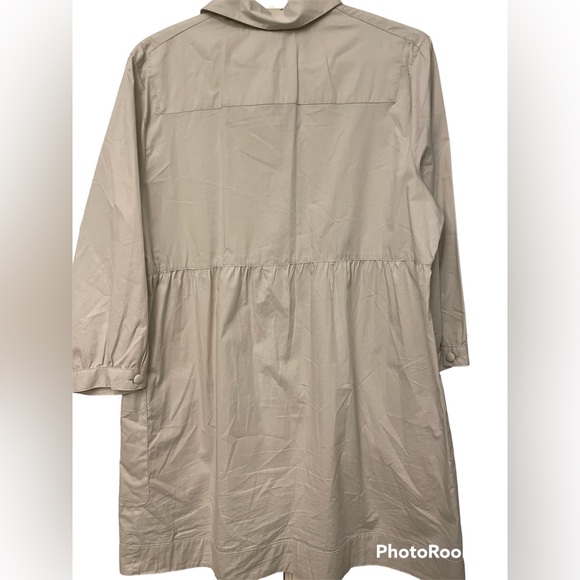 Beige Jessica Collared Button Down Blouse Size 14 - Picture 3 of 6